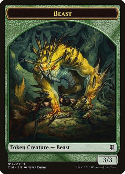 Beast // Ogre Double-Sided Token