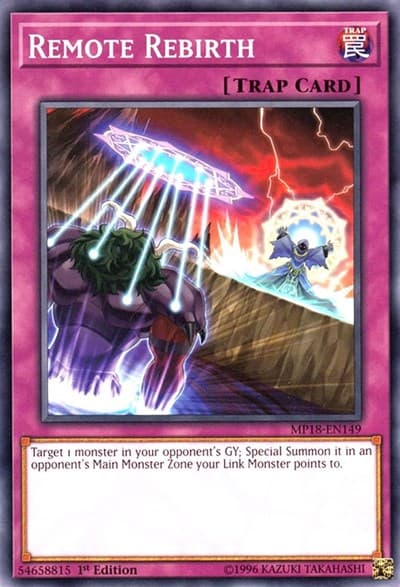 Remote Rebirth