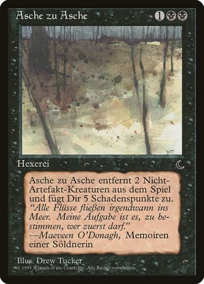 Ashes to Ashes (German) - "Asche zu Asche"
