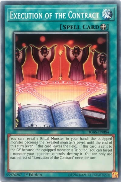 Execution of the Contract