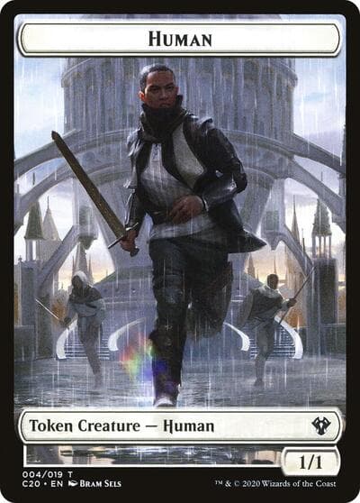 Human // Treasure Double-Sided Token