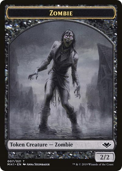 Zombie // Golem Double-Sided Token