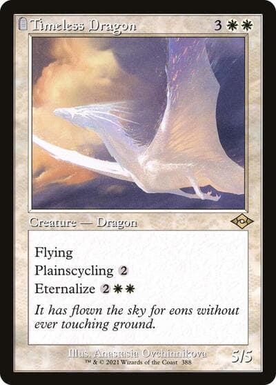 Timeless Dragon (Retro Frame)