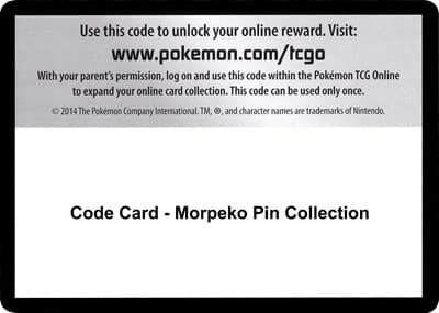Code Card - Morpeko Pin Collection