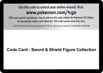 Code Card - Sword & Shield Figure Collection