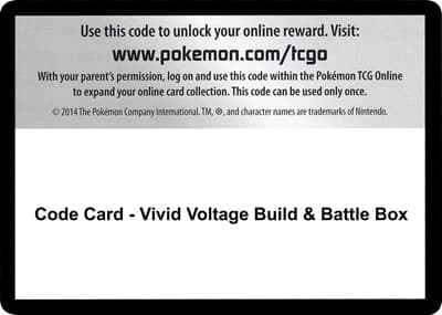 Code Card - Vivid Voltage Build & Battle Box