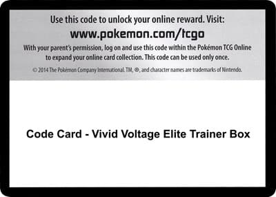 Code Card - Vivid Voltage Elite Trainer Box