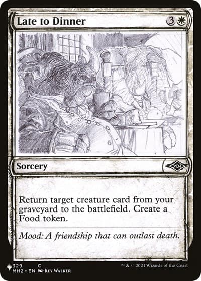 Late to Dinner (Showcase)