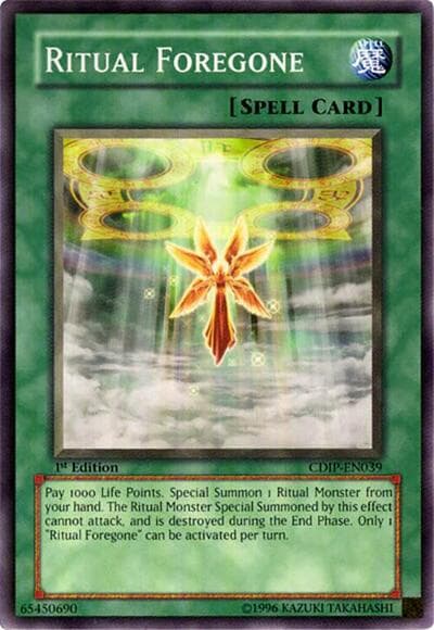 Ritual Foregone
