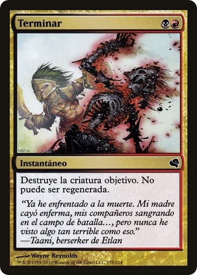 Terminate (Spanish) - "Terminar"