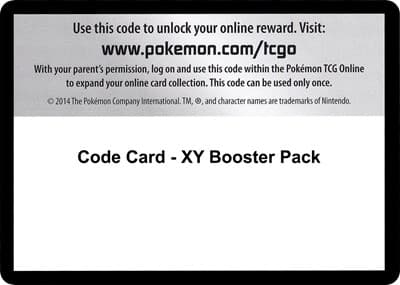 Code Card - XY Booster Pack