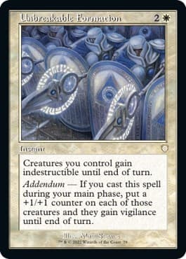 Unbreakable Formation (Retro Frame)