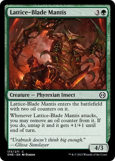 Lattice-Blade Mantis