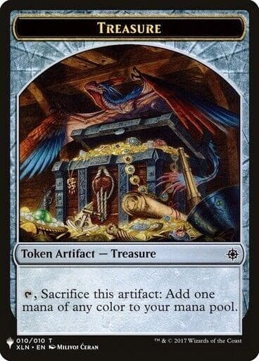Treasure // Golem Double-sided Token