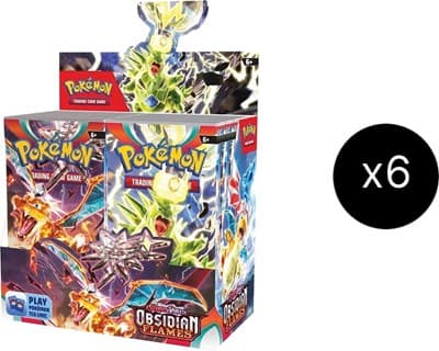 Obsidian Flames Booster Box Case
