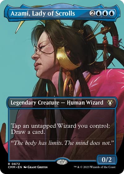 Azami, Lady of Scrolls (Borderless)