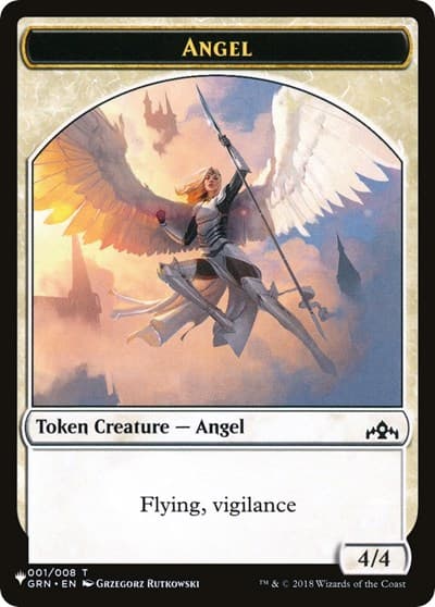 Angel // Warrior Double-Sided Token