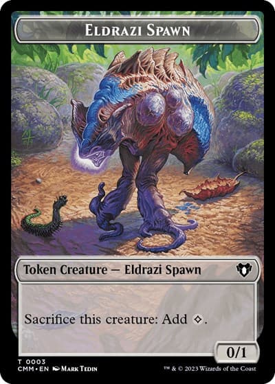 Eldrazi Spawn // Satyr Double-Sided Token