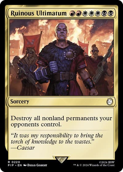Ruinous Ultimatum