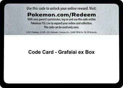 Code Card - Grafaiai ex Box