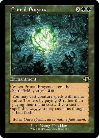 Primal Prayers (Retro Frame)