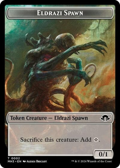Eldrazi Spawn // Whale Double-Sided Token