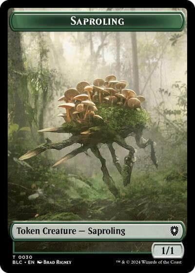 Saproling // Treasure Double-Sided Token
