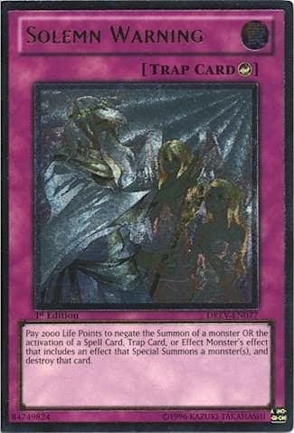 Solemn Warning (UTR)