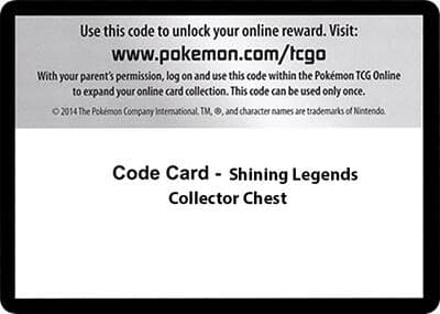Code Card - Shining Legends Collector Chest