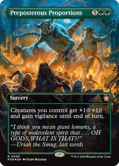Preposterous Proportions (Borderless) (Mana Foil)