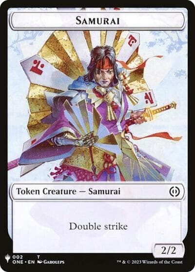 Samurai // Clue Double-Sided Token