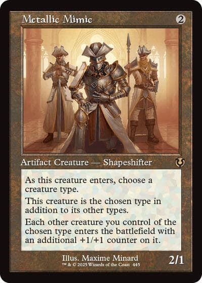 Metallic Mimic (Retro Frame)