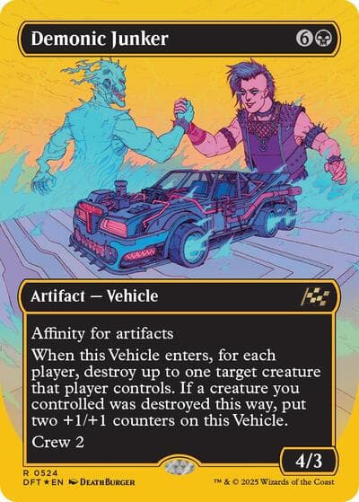 Demonic Junker (Borderless) (First-Place Foil)