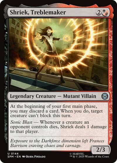 Shriek, Treblemaker