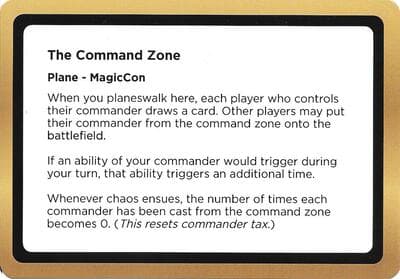 The Command Zone (Black Lotus Unknown Planechase)